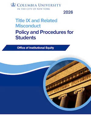Title IX & Related Misconduct Policy and Procedures for Students